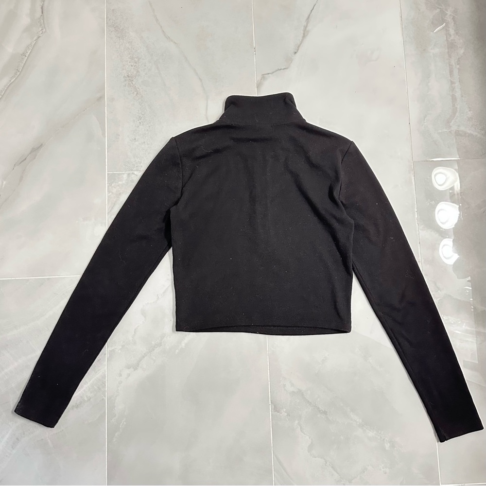Sunday Best Black Half-Zip Longsleeve - Picture 6 of 11